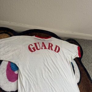 OP White and Red Short Sleeve Tee